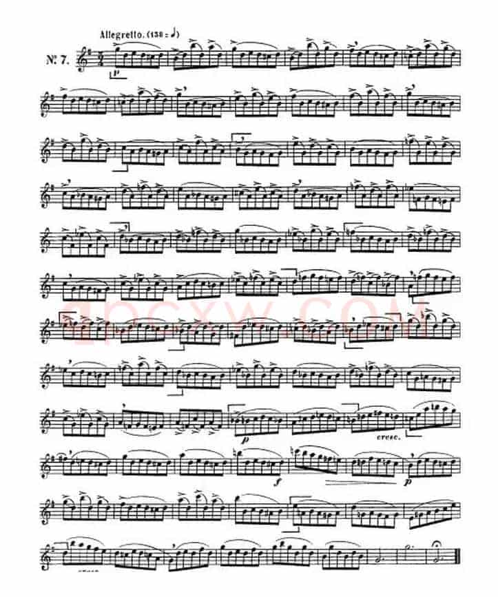 克劳斯古典萨克斯练习曲1-10
