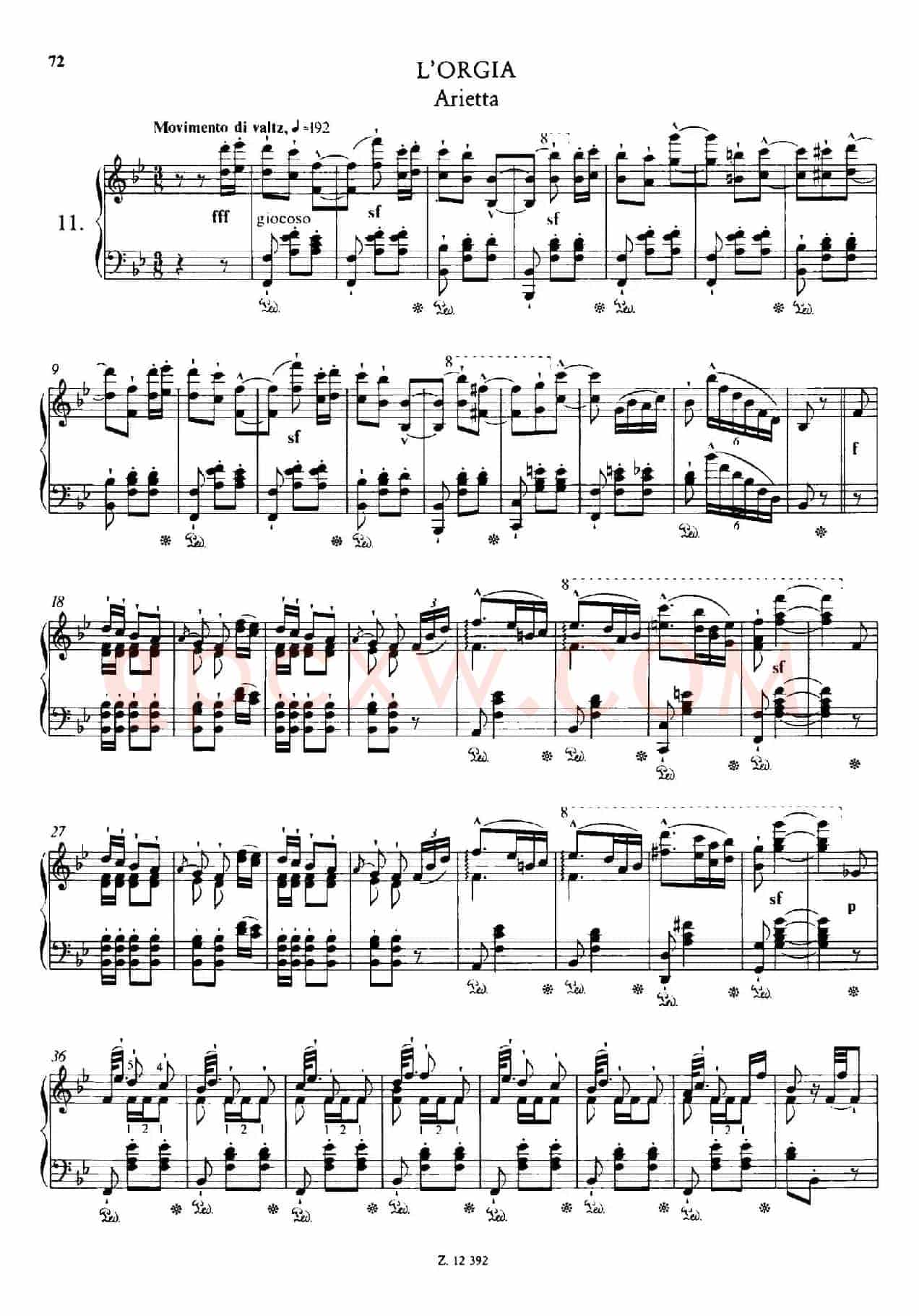 Soirées Musicales S.424(《音乐晚会(全12首)》第11首)