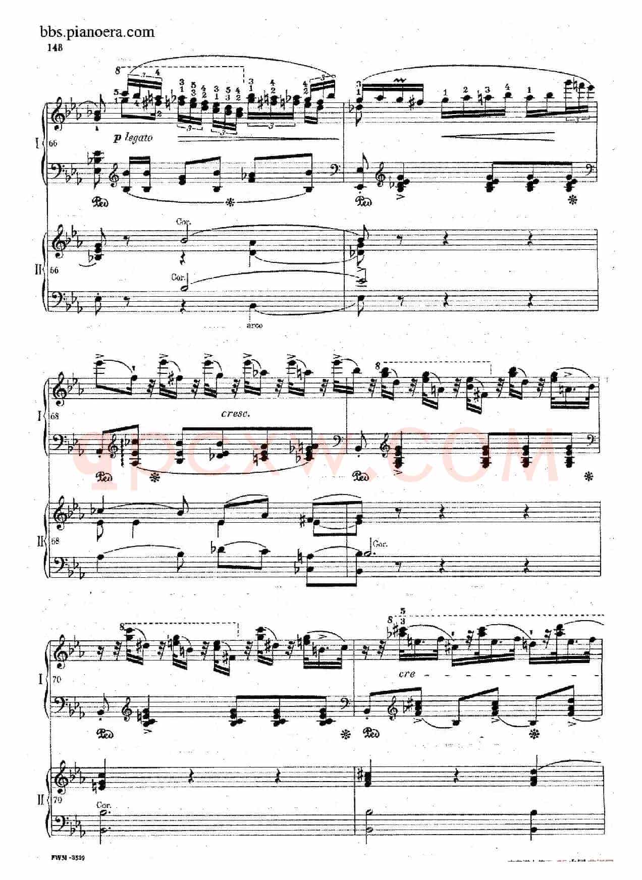 Grande Polonaise Brilliante Preceded by an Andante Spianato Op.22(平静的行板与华丽的波兰舞曲·双钢琴版)