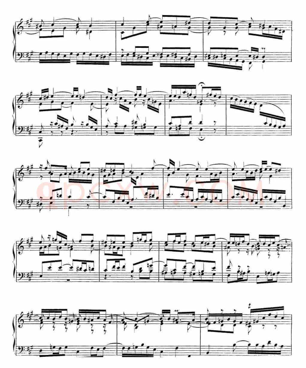 Toccata BWV 910(7首托卡塔·No.1 #F小调)