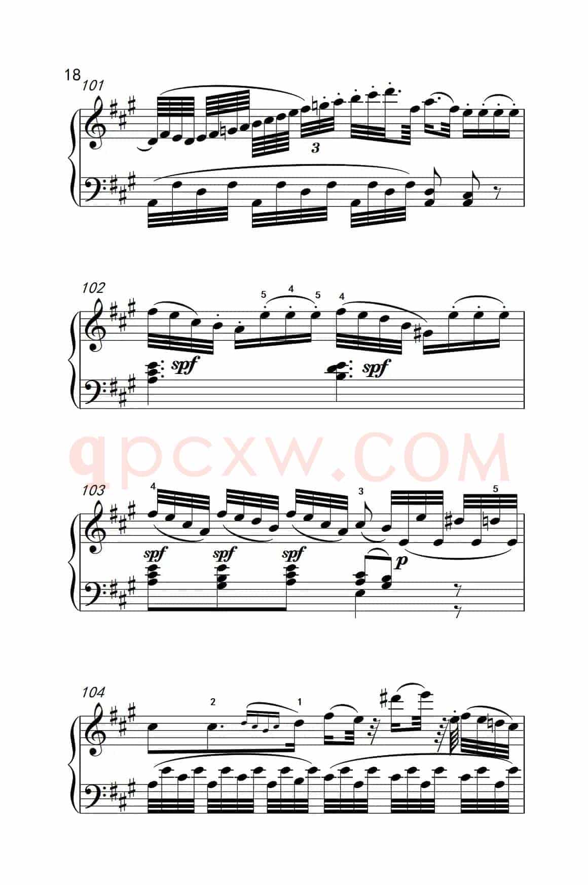 A大调钢琴奏鸣曲 优雅的行板