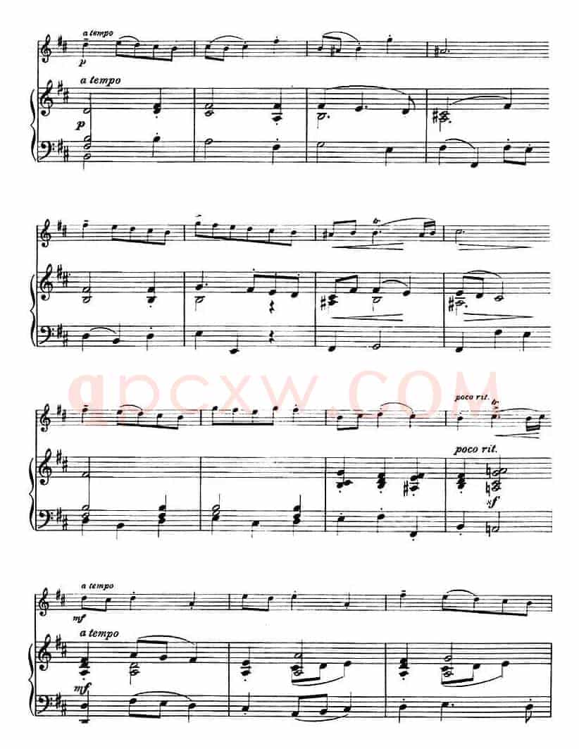 回旋曲（小提琴+钢琴伴奏、博农奇尼作曲版）