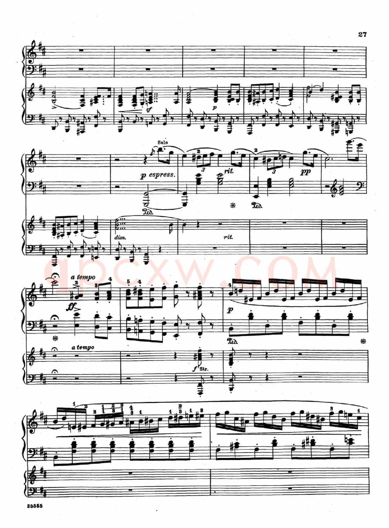 Capriccio Brillante in B Major Op.22(B大调华丽随想曲·双钢琴)
