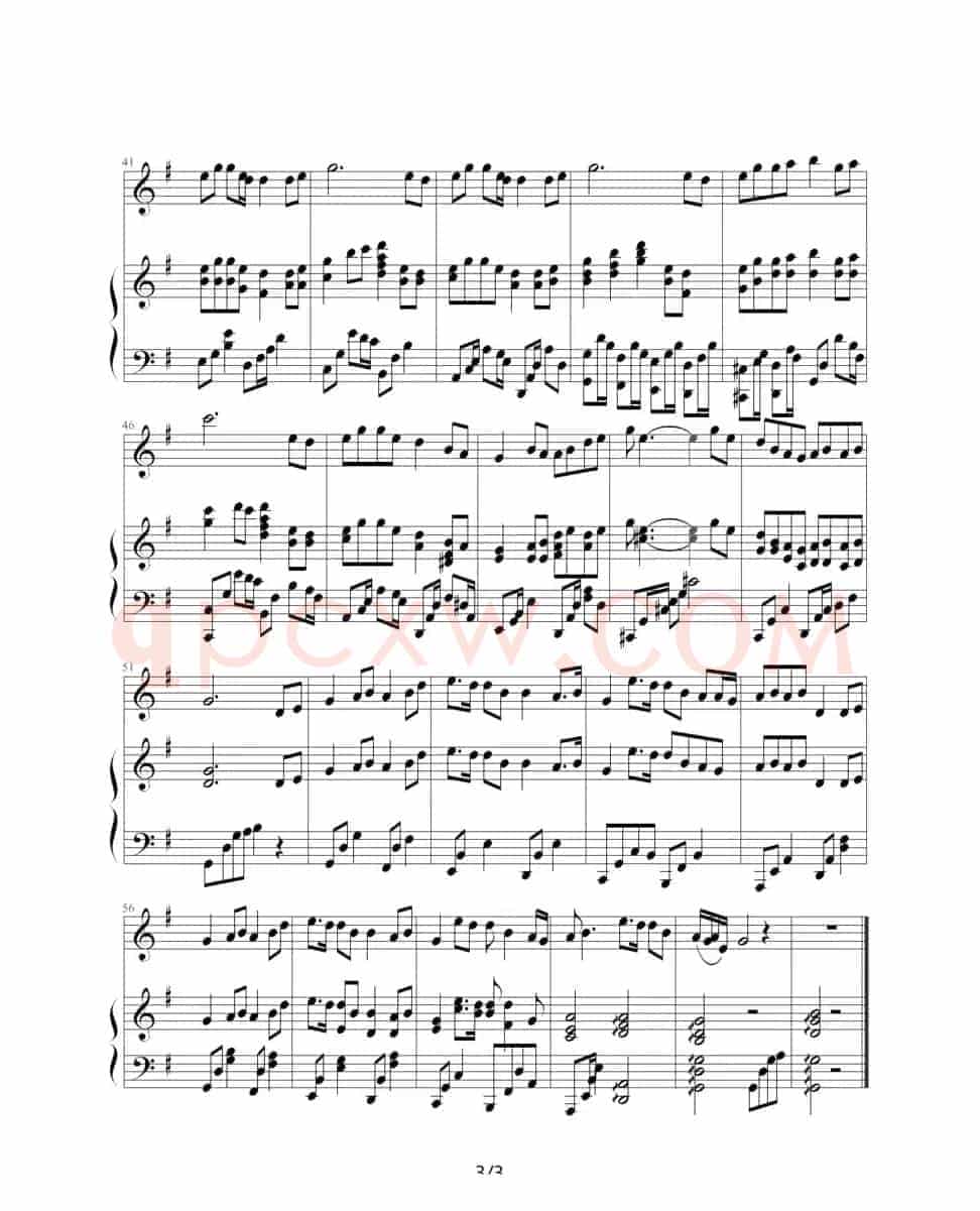 祝福（钢琴伴奏谱）（丁晓雯词 郭子曲、车路遥配伴奏）
