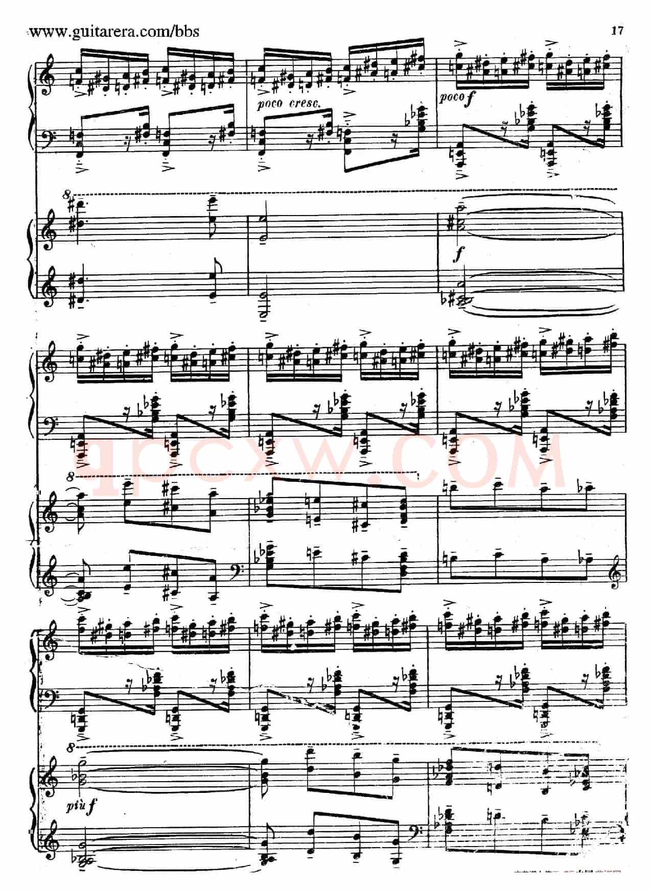 Variation on a Theme by Paganini(帕格尼尼主题变奏曲·双钢琴)