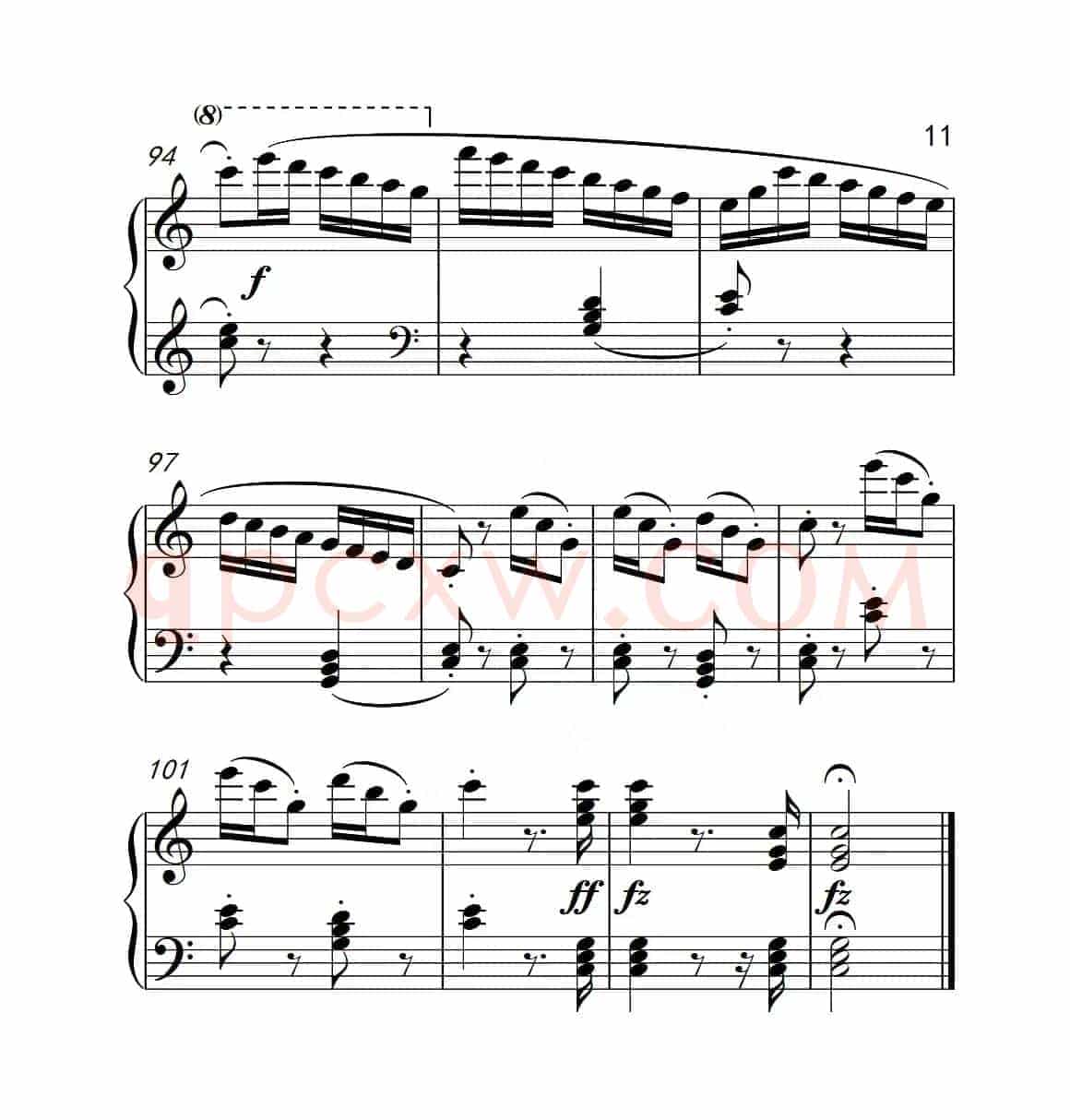 第四级B组 洋娃娃的梦（中国音乐学院钢琴考级作品1~6级）