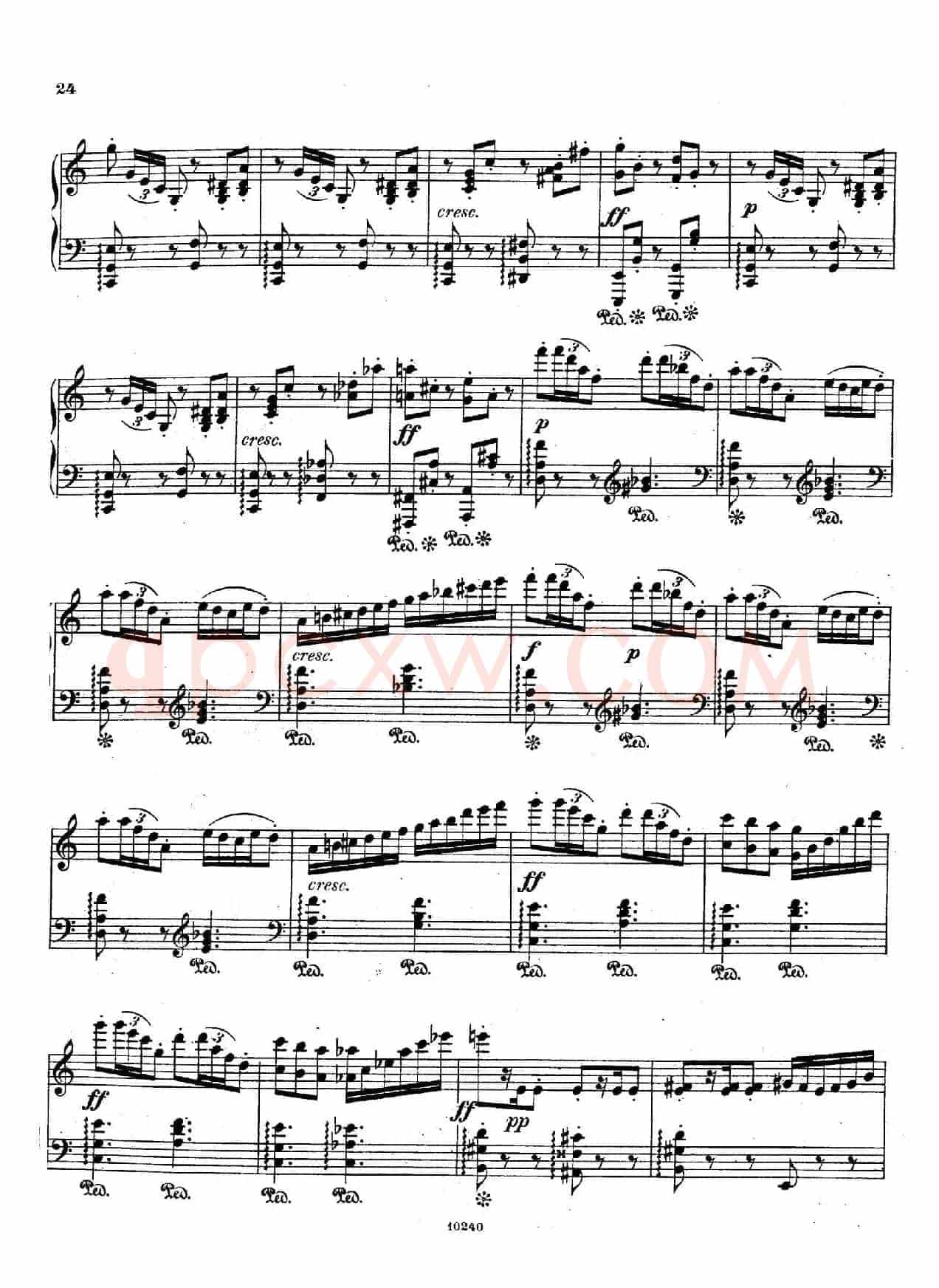 Etudes Rythmiques Op.149(节奏练习曲集)(6)