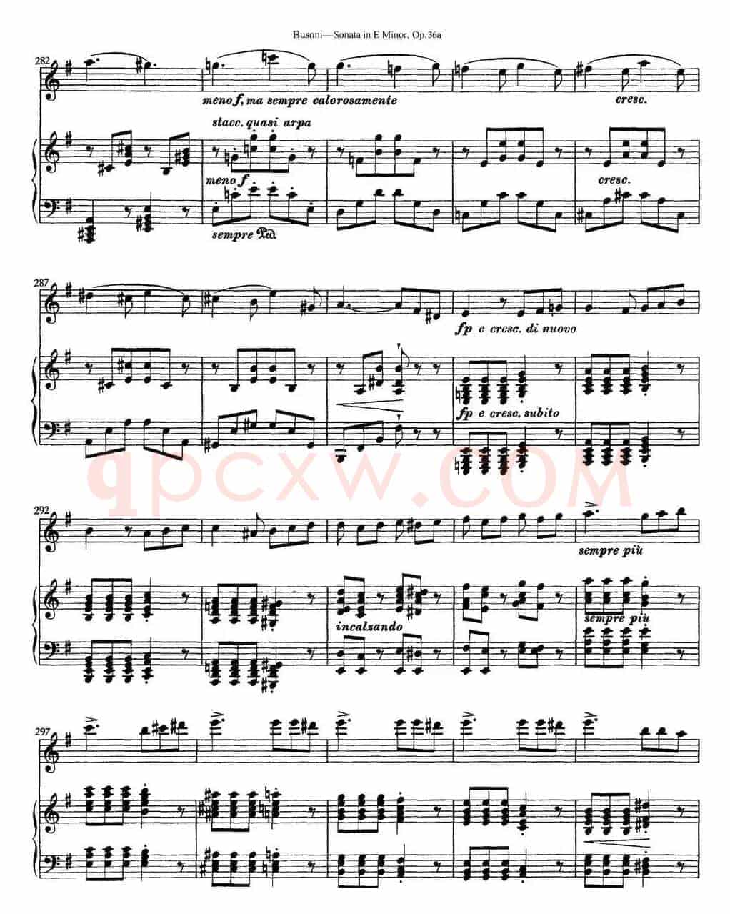 Violin Sonata No.2 in E Minor Op.36（小提琴+钢琴伴奏）