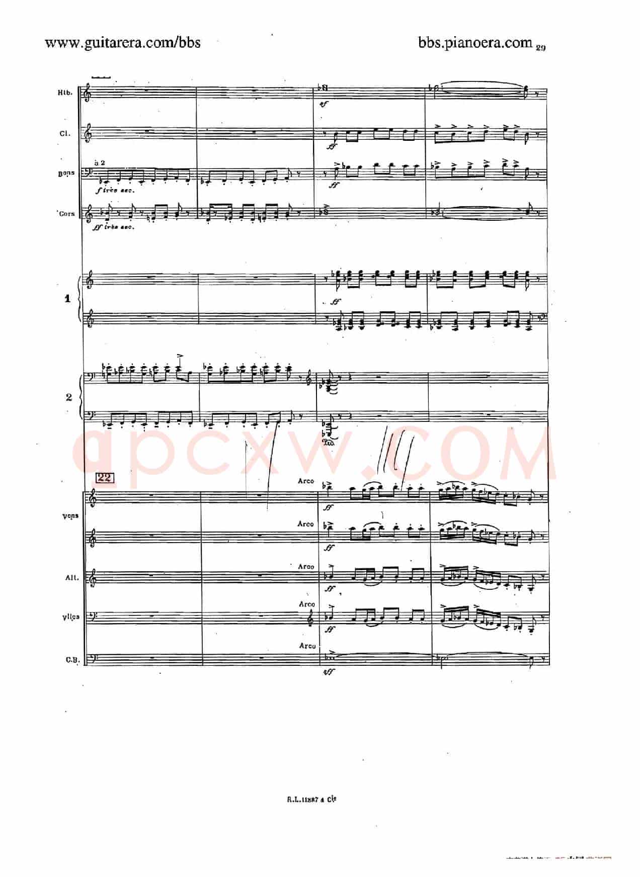 Concerto for 2 Pianos in d Minor(d小调双钢琴协奏曲·总谱)