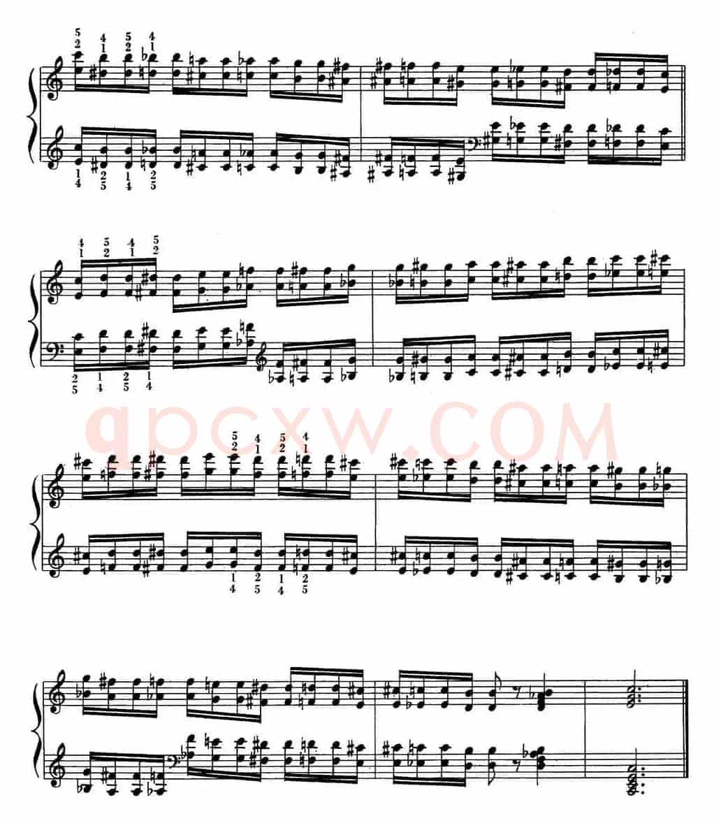 Technical Exercises S.146(李斯特钢琴技巧练习 BOOK Ⅴ)