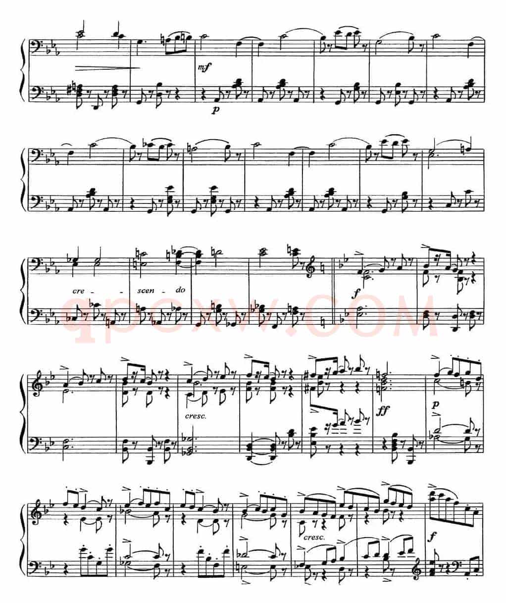柴可夫斯基18首钢琴小品Op.72(6.Mazurque pour danser)