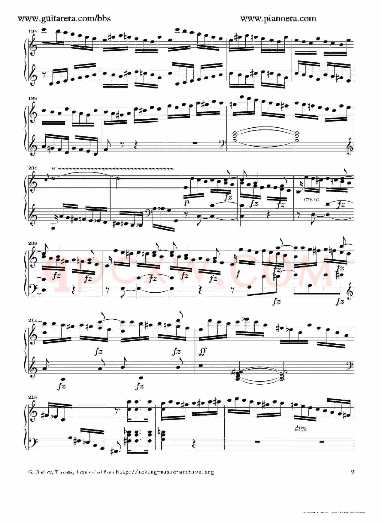 Toccata in C Major Op.6（C大调托卡塔）