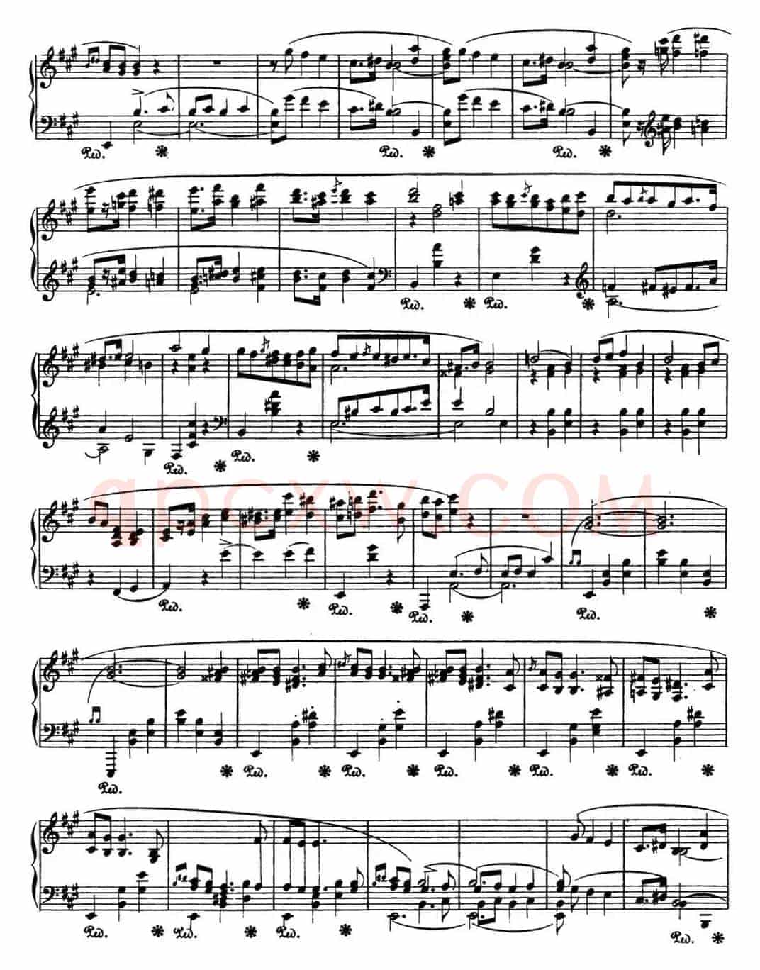 肖邦 波兰舞曲 Op.44 升f小调 Polonaise