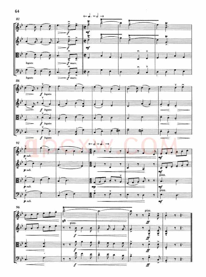 WASSAIL SONG（祝酒歌）（弦乐四重奏）
