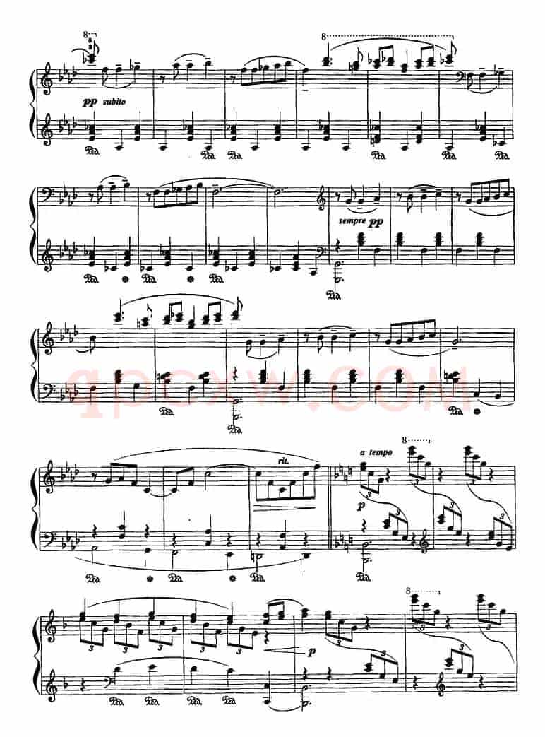 现代钢琴曲：10、浪漫圆舞曲