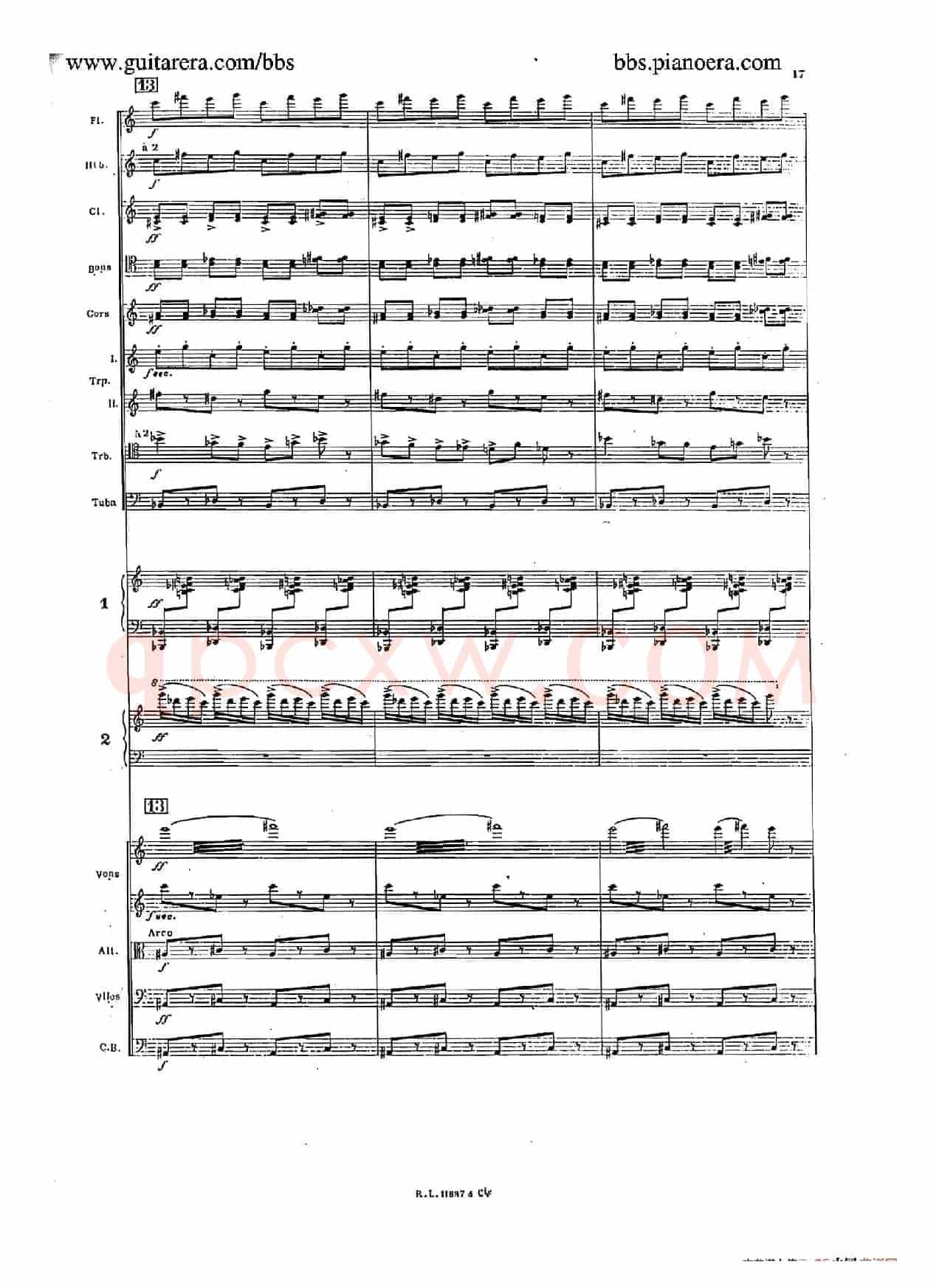 Concerto for 2 Pianos in d Minor(d小调双钢琴协奏曲·总谱)