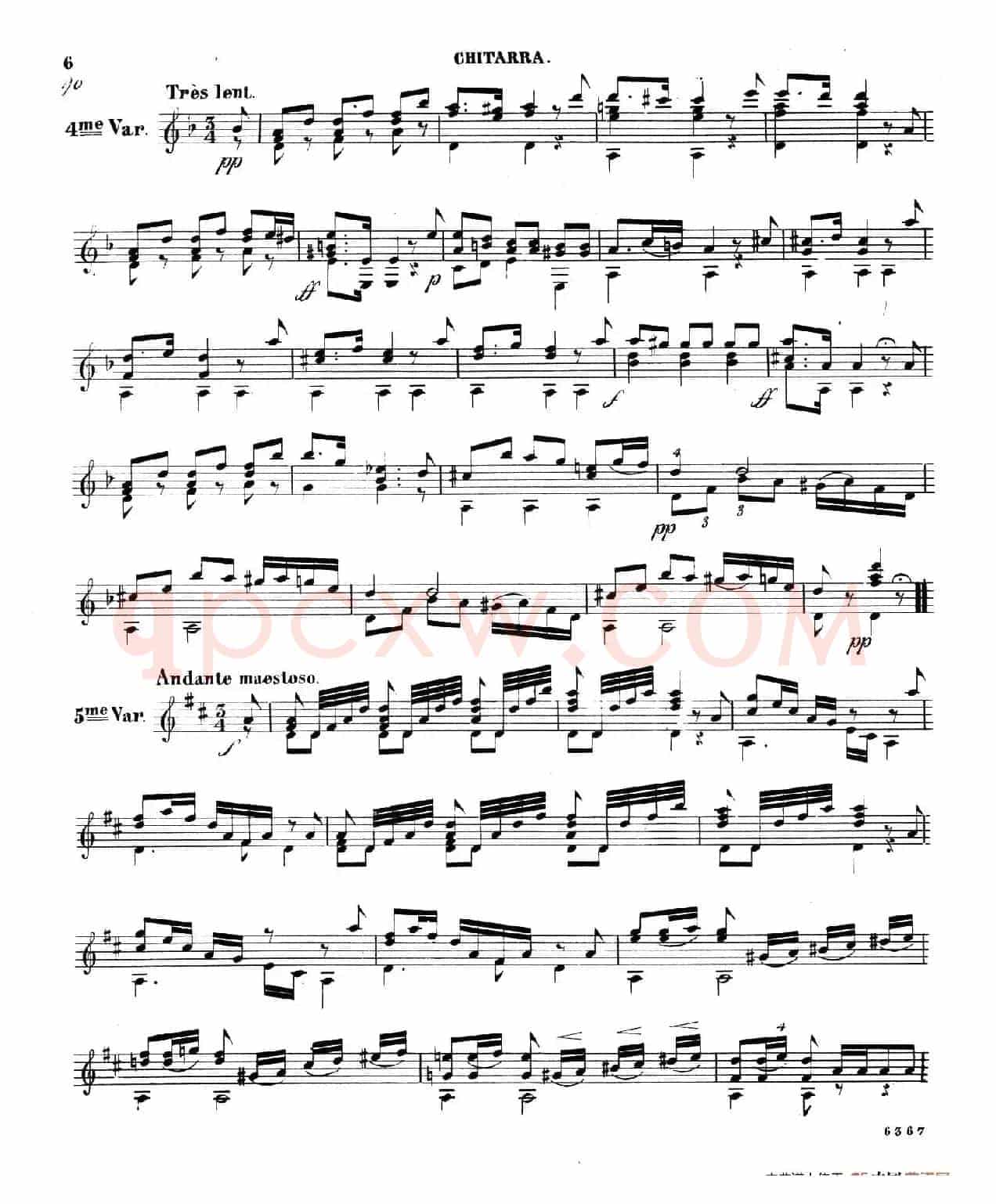 Carulli Op.364（古典吉他）