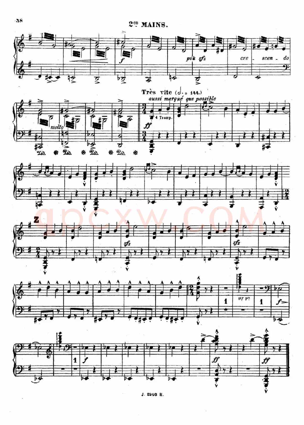 Symphony on a French Mountain Air Op.25(法国山歌交响曲·双钢琴·Ⅲ)