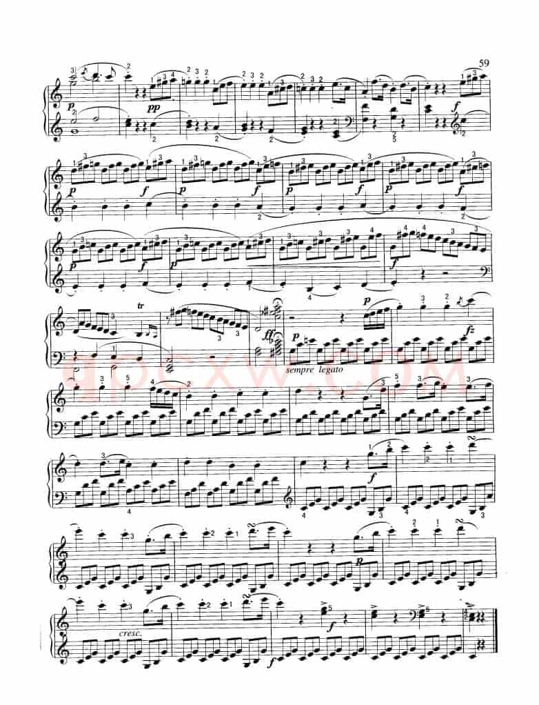 奏鸣曲（C大调 海顿作曲）