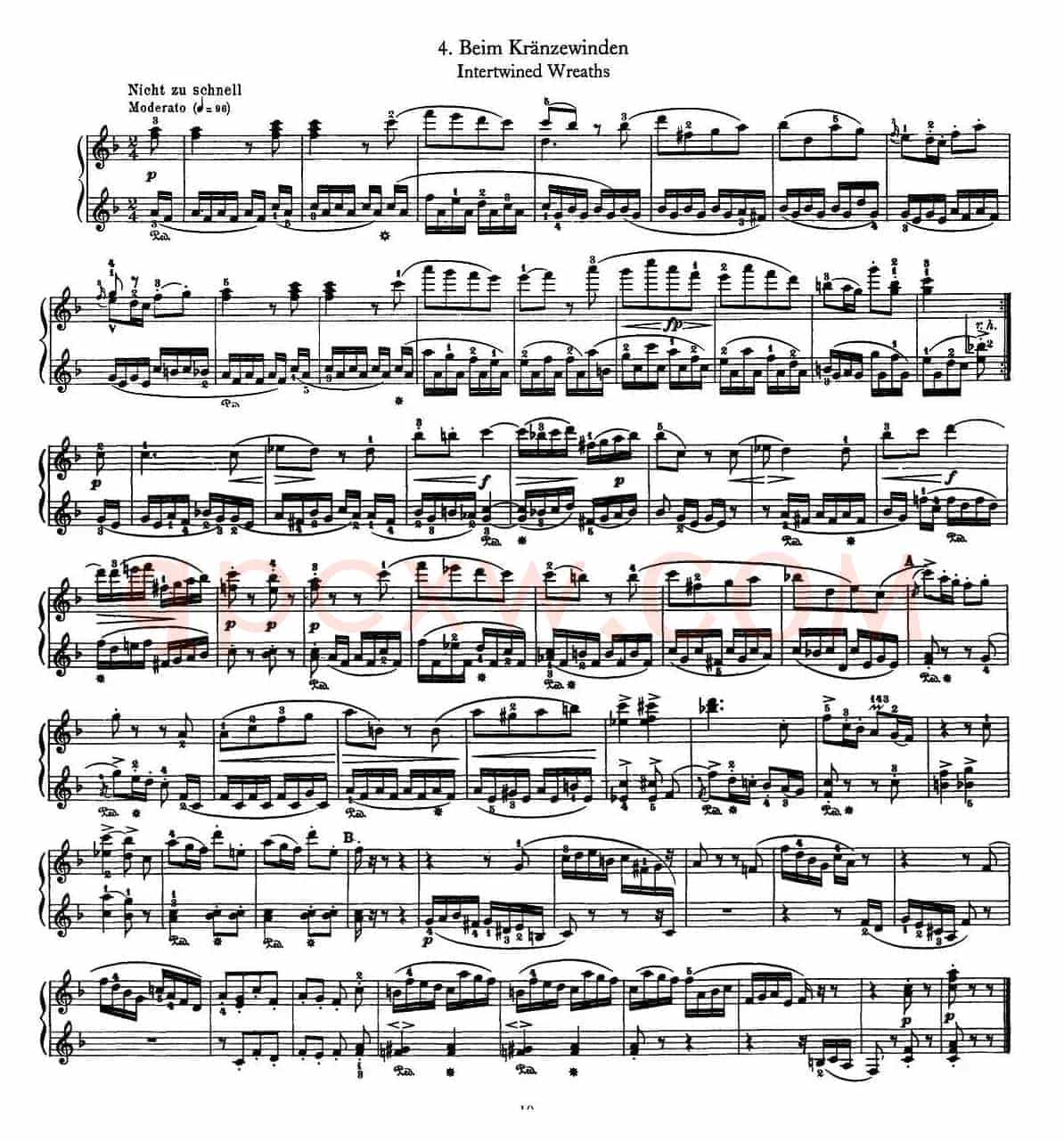 12首为孩子们而作的四手联弹曲 Op.85(四手联弹)(4)