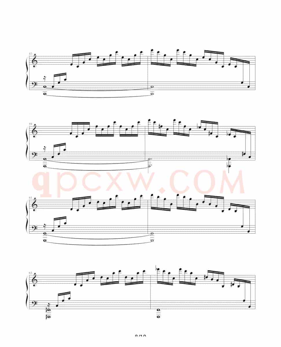 练习曲 Op.10 No.1（ 逃亡圣咏曲）