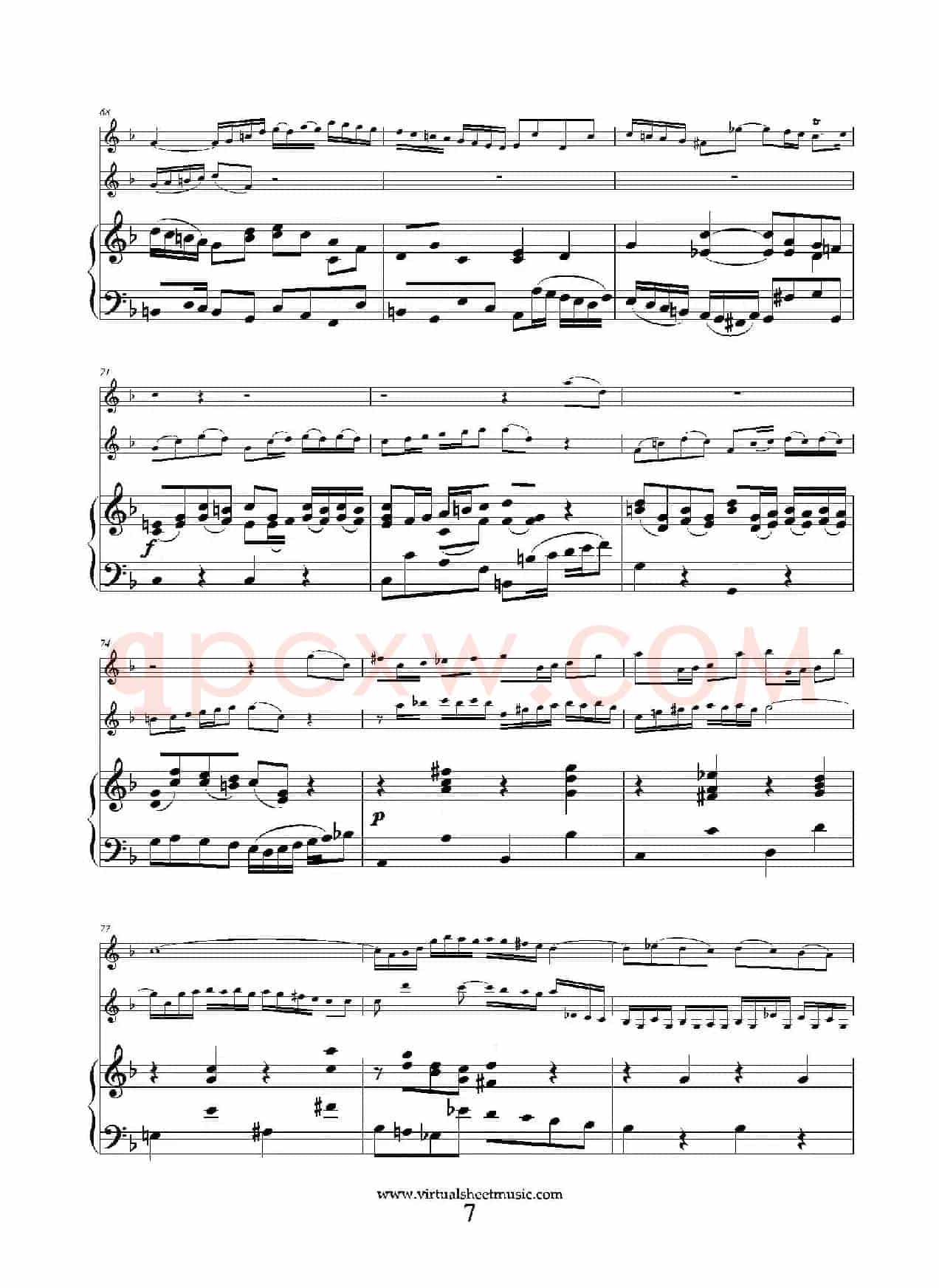 Concerto in D minor（双簧管+小提琴+钢琴伴奏）