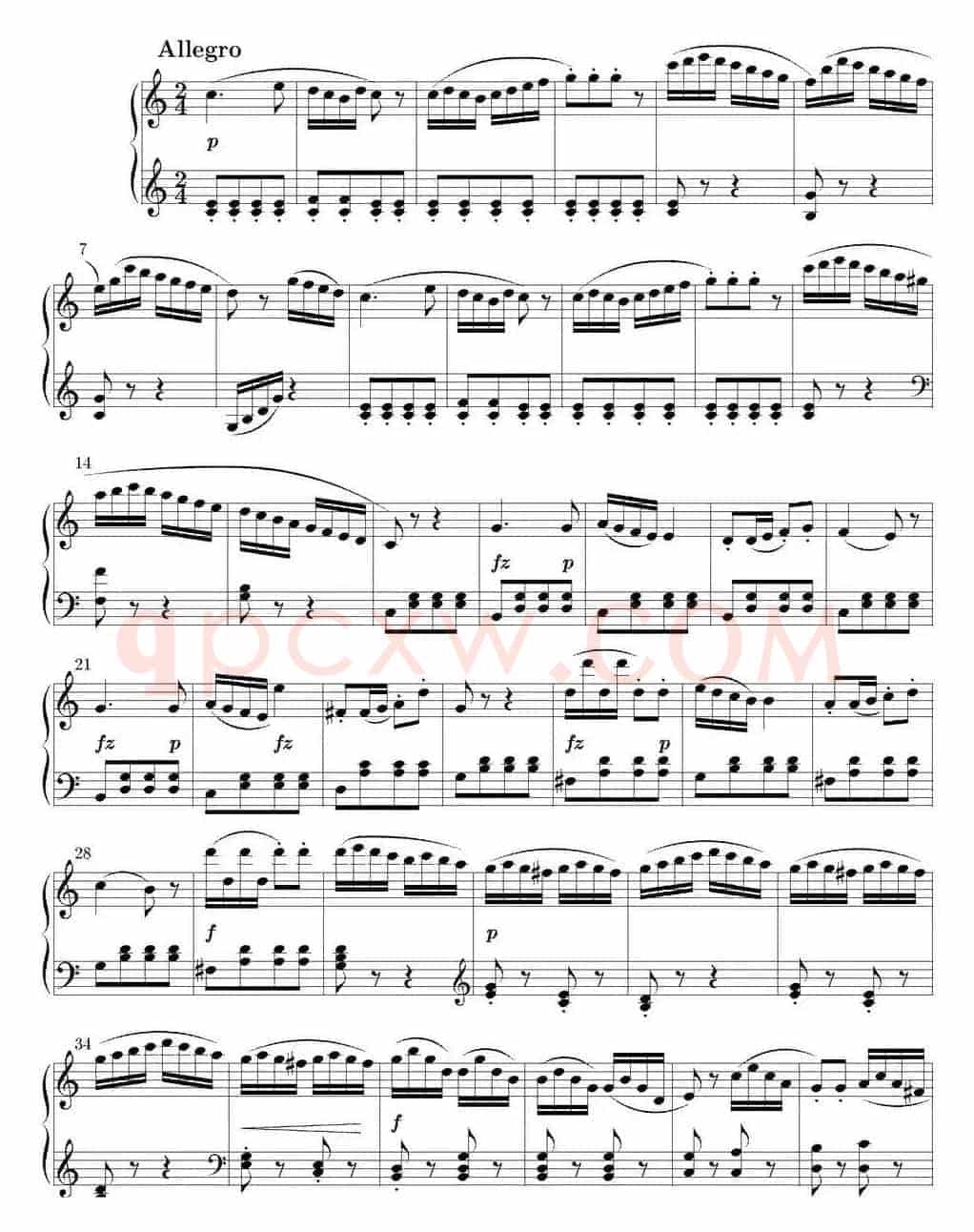6 Sonatinas Op.36（6首钢琴小奏鸣曲-3）