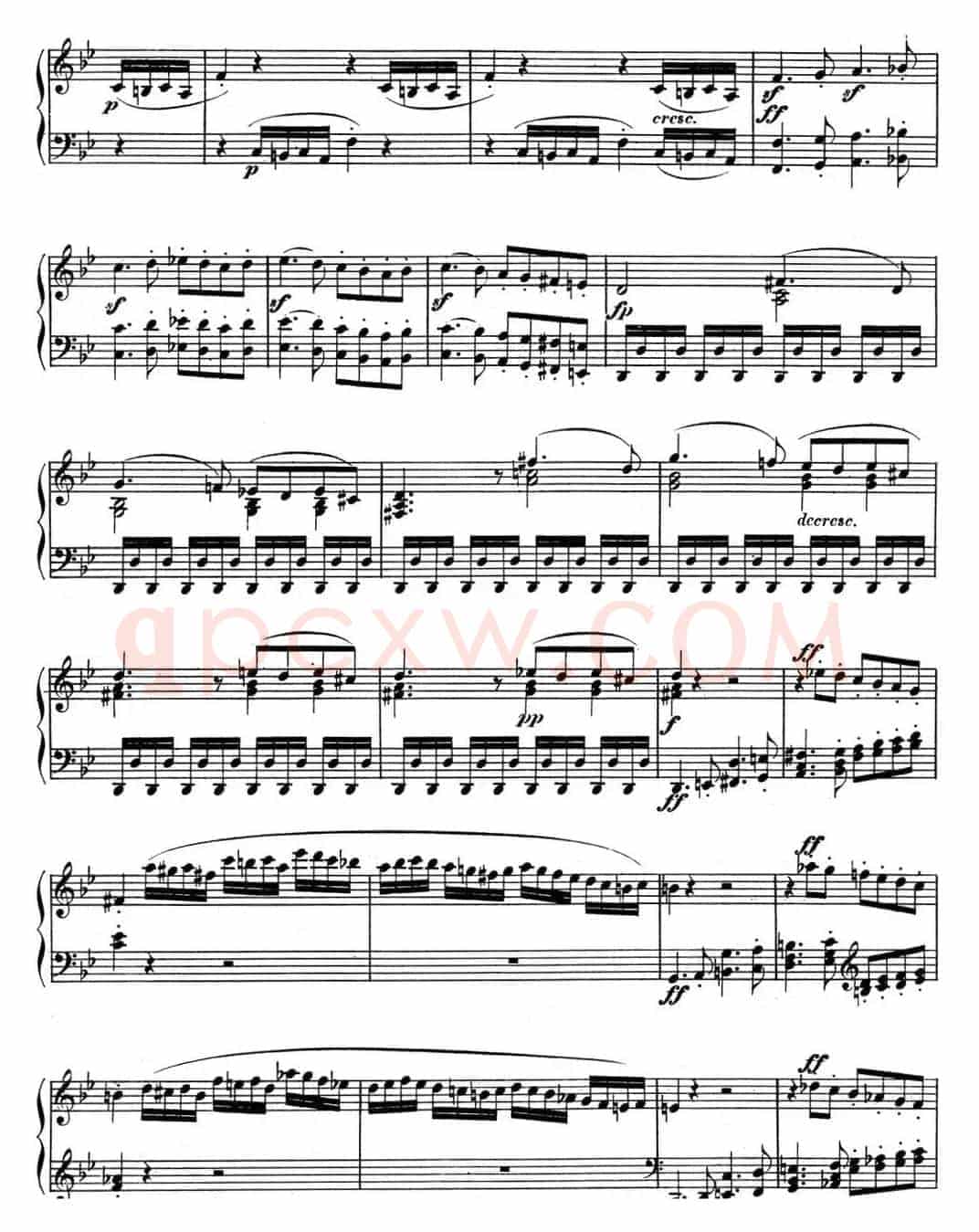 贝多芬钢琴奏鸣曲11 降B大调 Op.22 B-flat major