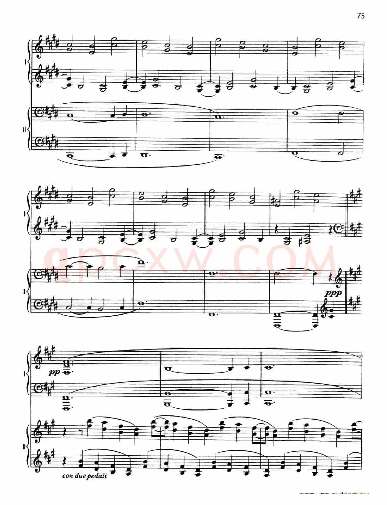The Planets Op.32(双钢琴)(行星·第五乐章 土星—老年使者)