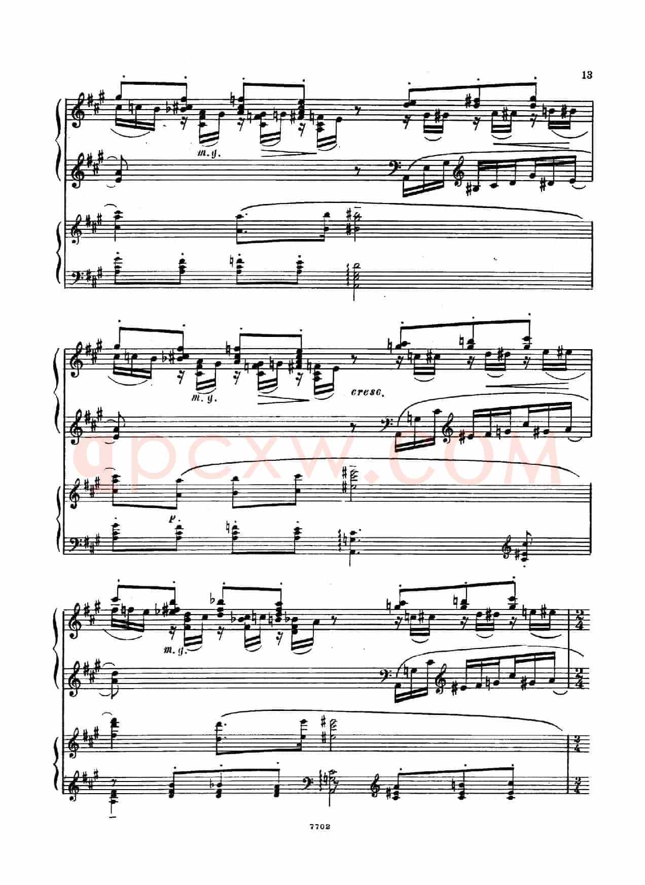 升f小调第一钢琴协奏曲 Op.1(双钢琴版)