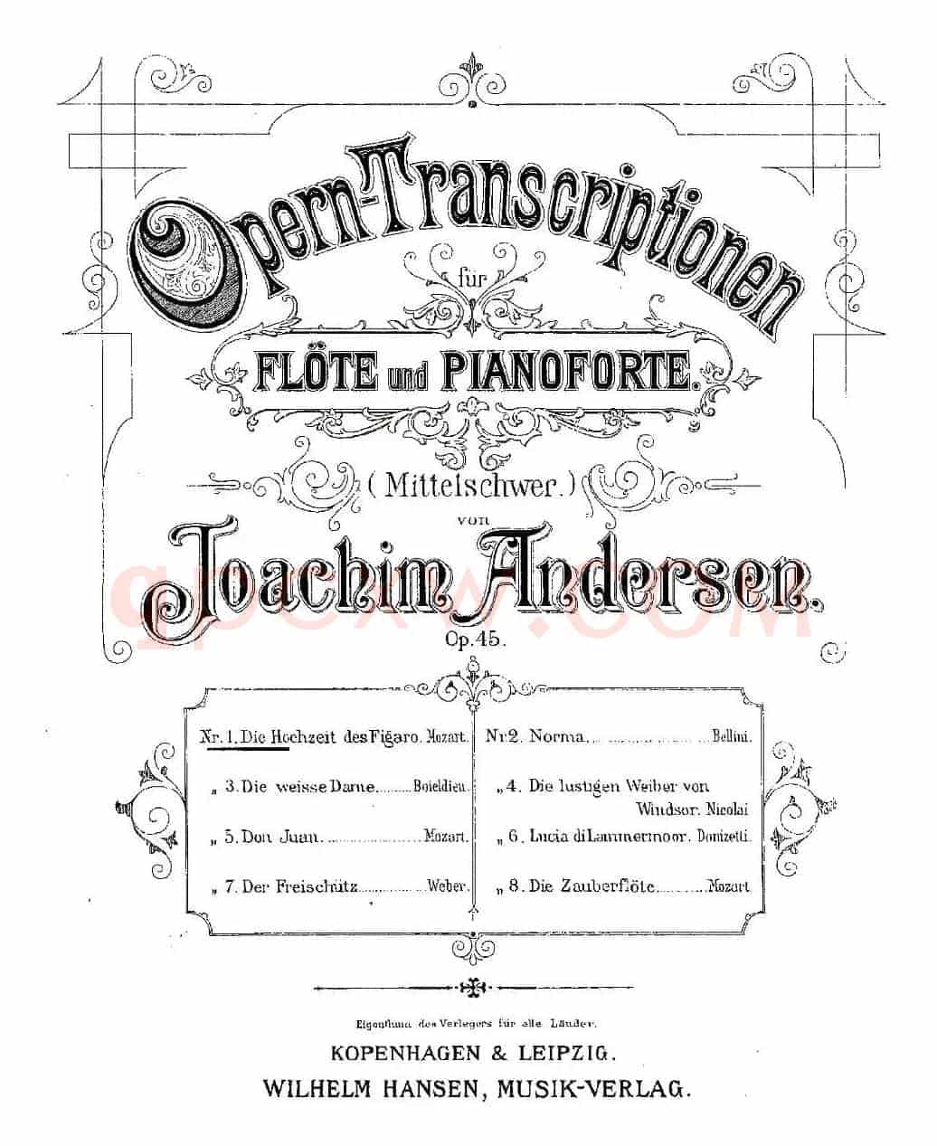 Opern-Transcriptionen.Op.45-1