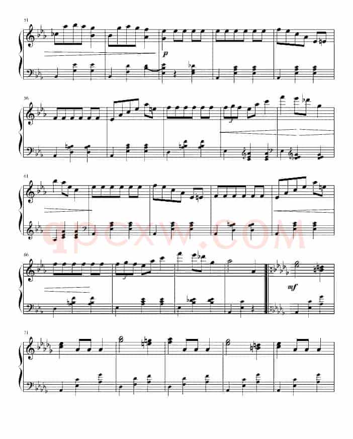 华丽的大圆舞曲（冯明东制谱版）
