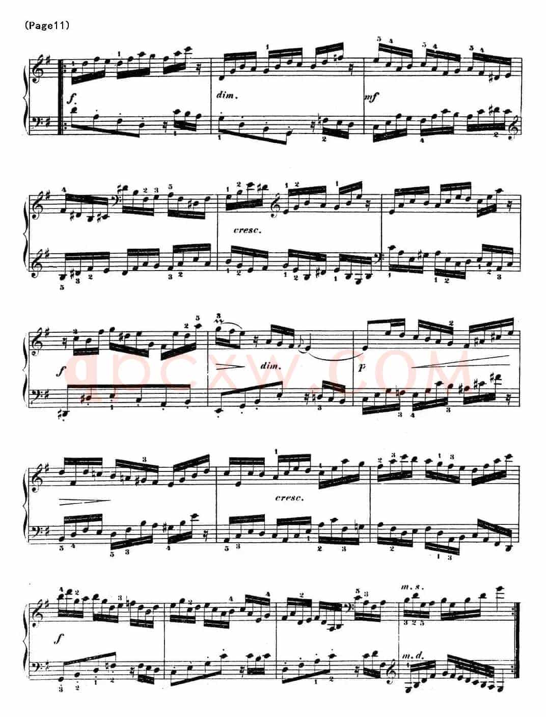 哥德堡变奏曲 巴赫 Goldberg Variationen BWV988