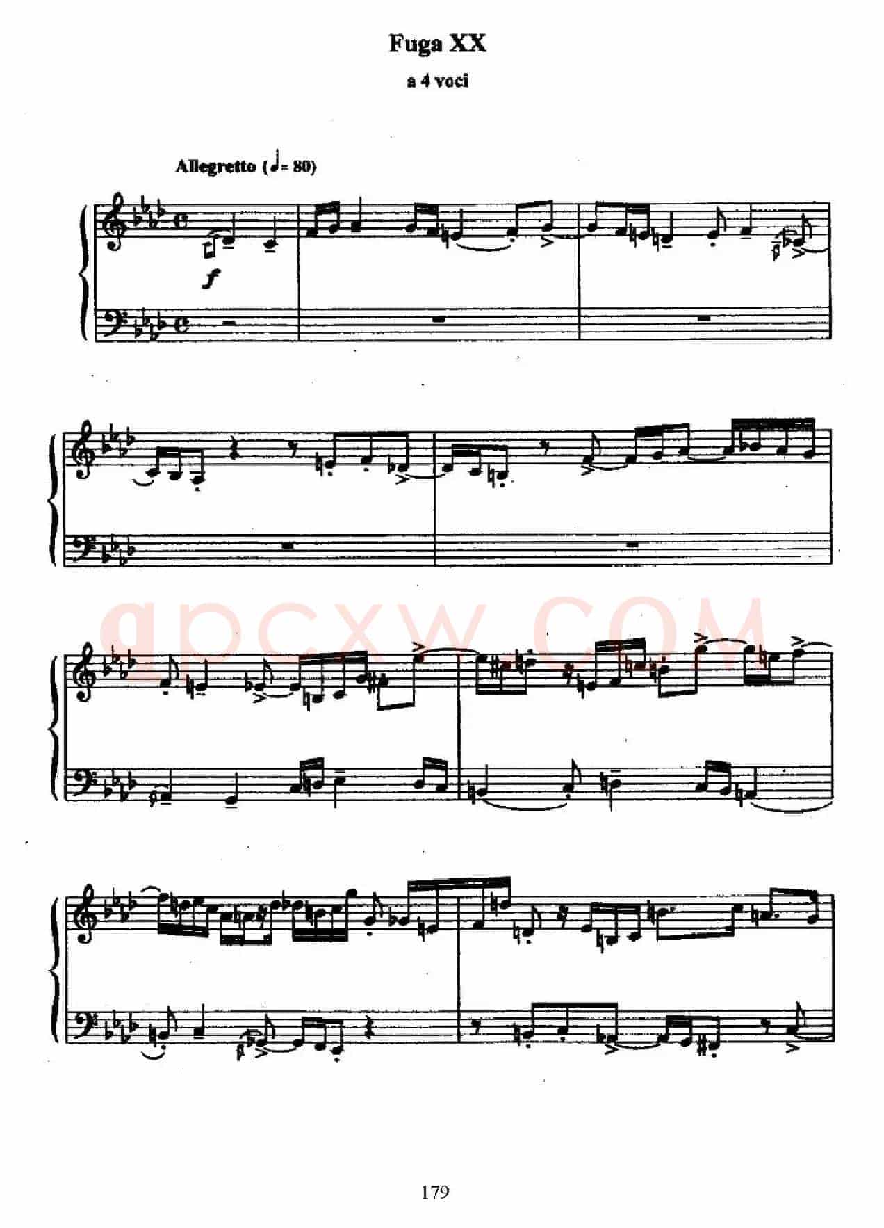 24 Preludes and Fugues Op.82（24首前奏曲与赋格·20）