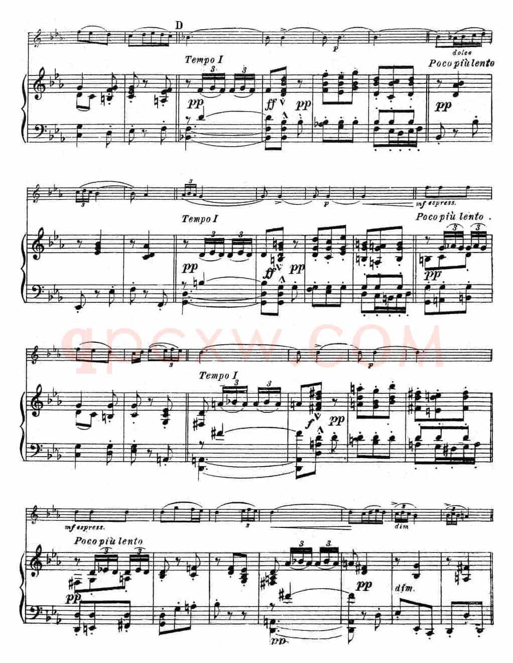 Symphonie Espagnole Op.21，No.2（西班牙交响曲）（小提琴+钢琴伴奏）