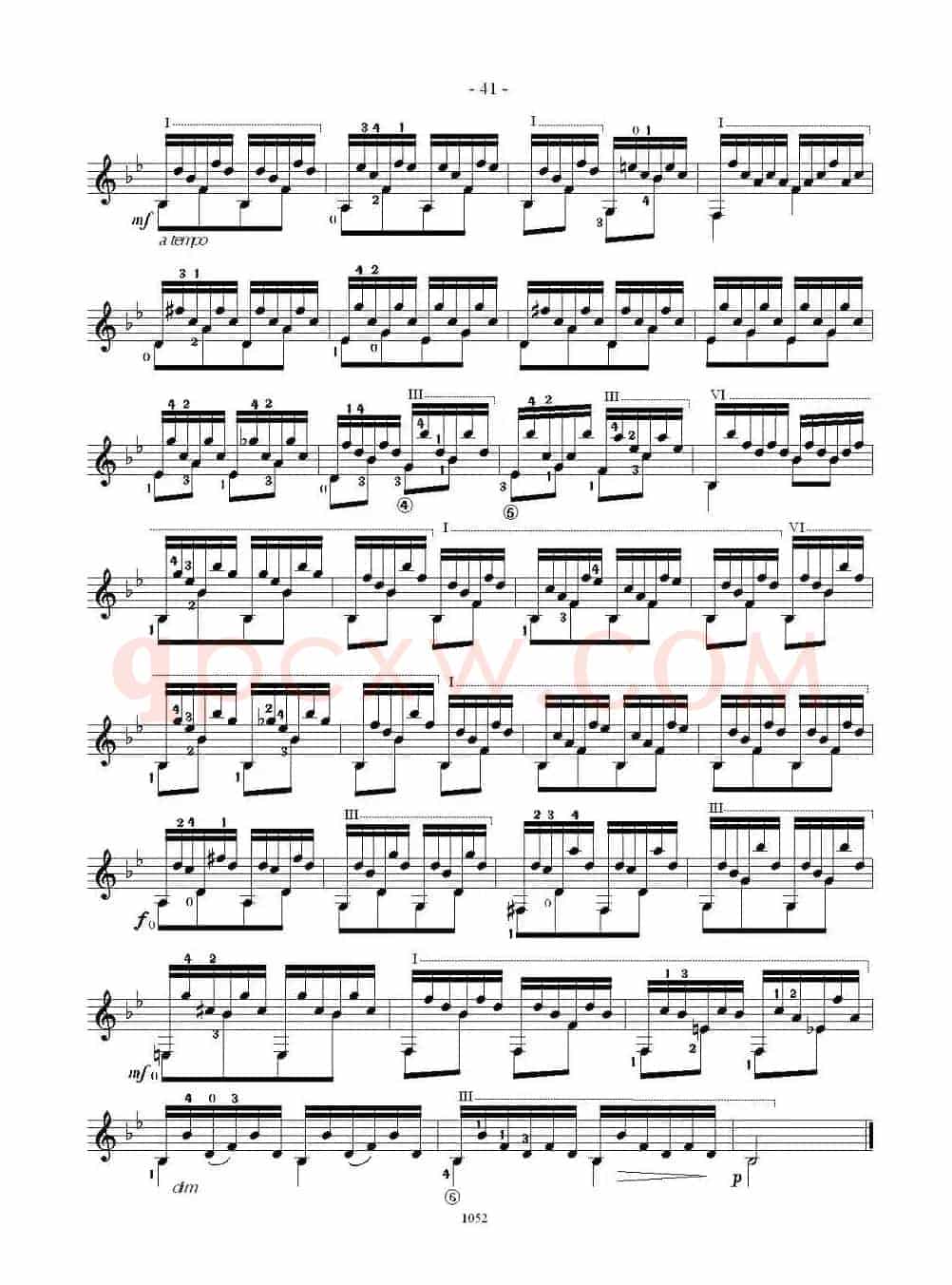 索尔·克斯特26首练习曲之21——26
