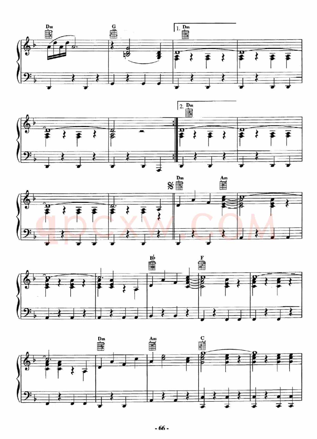 电影配乐大师莫瑞康最佳20首钢琴谱（Best of Ennio Morricone·20）
