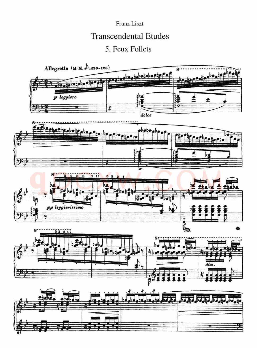 12首超级技巧练习曲：Feux Follets（鬼火）