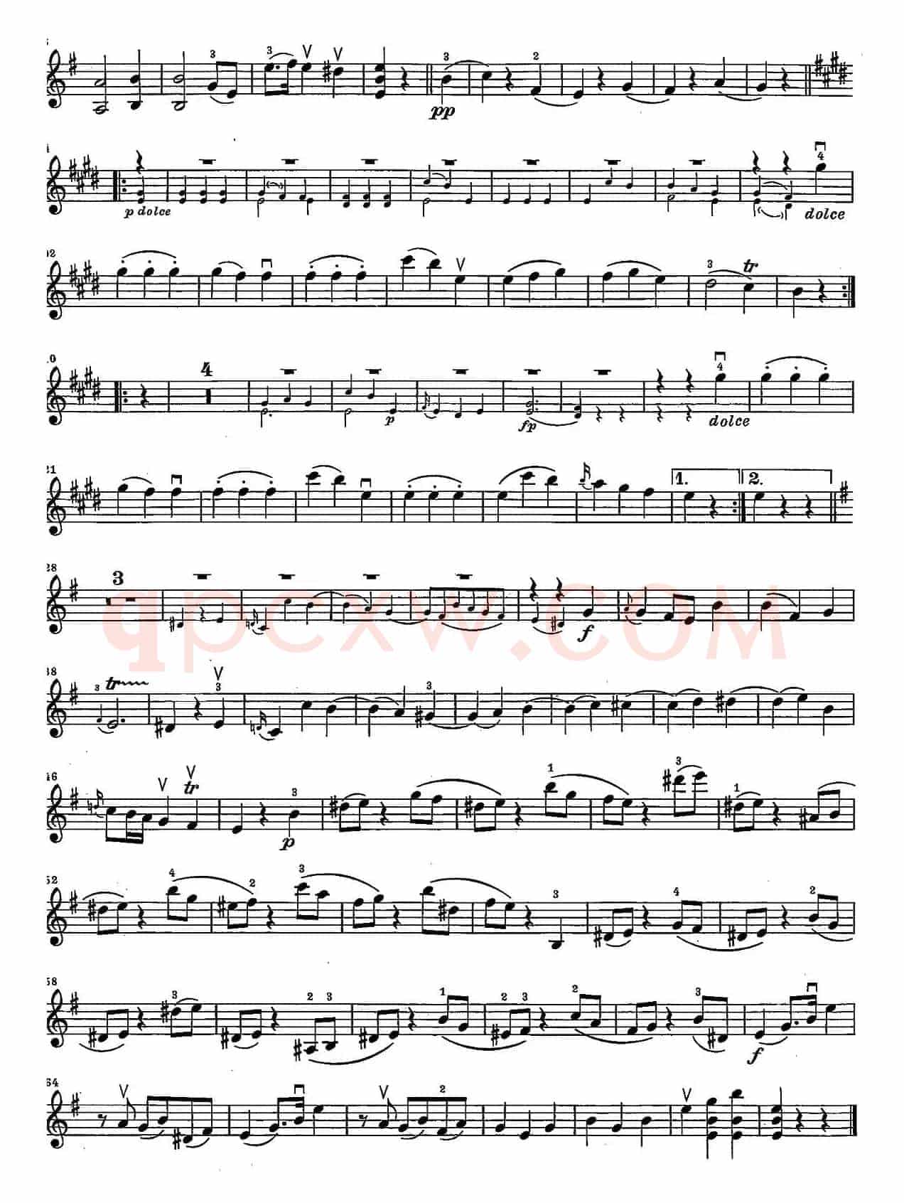 SONATE KV304（奏鸣曲 KV304）