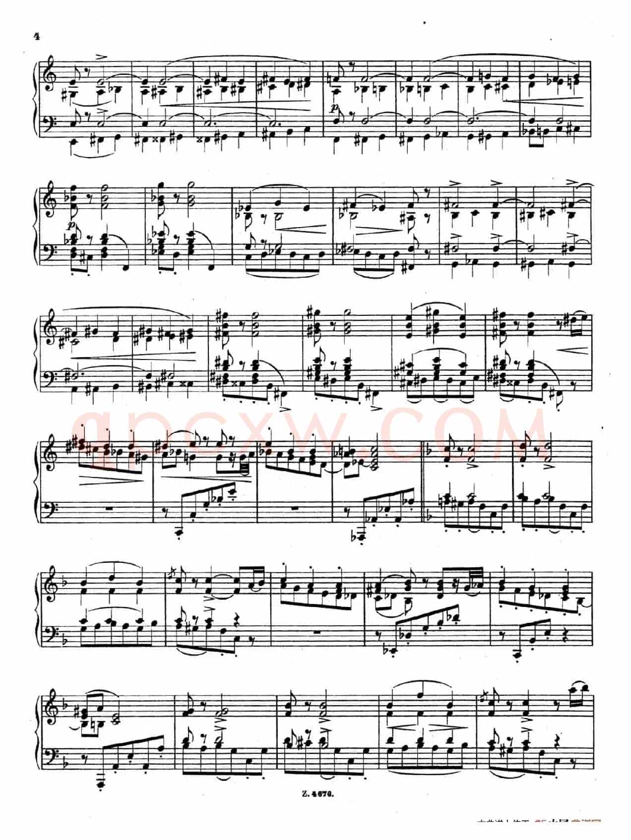 Charakterskizzen Op.40(个性素描 2. 往事 Jadis)