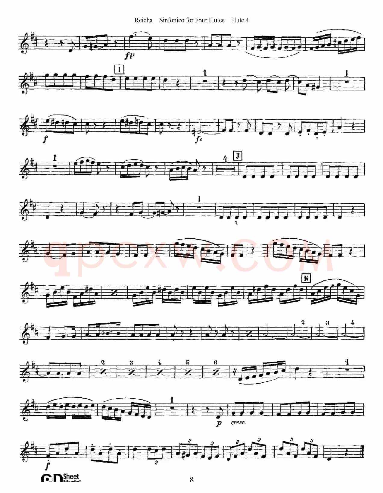 瑞查长笛四重奏（Flute 3）