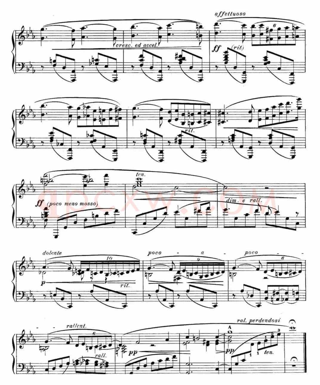 希曼诺夫斯基 9首钢琴前奏曲 Op.1 No.7