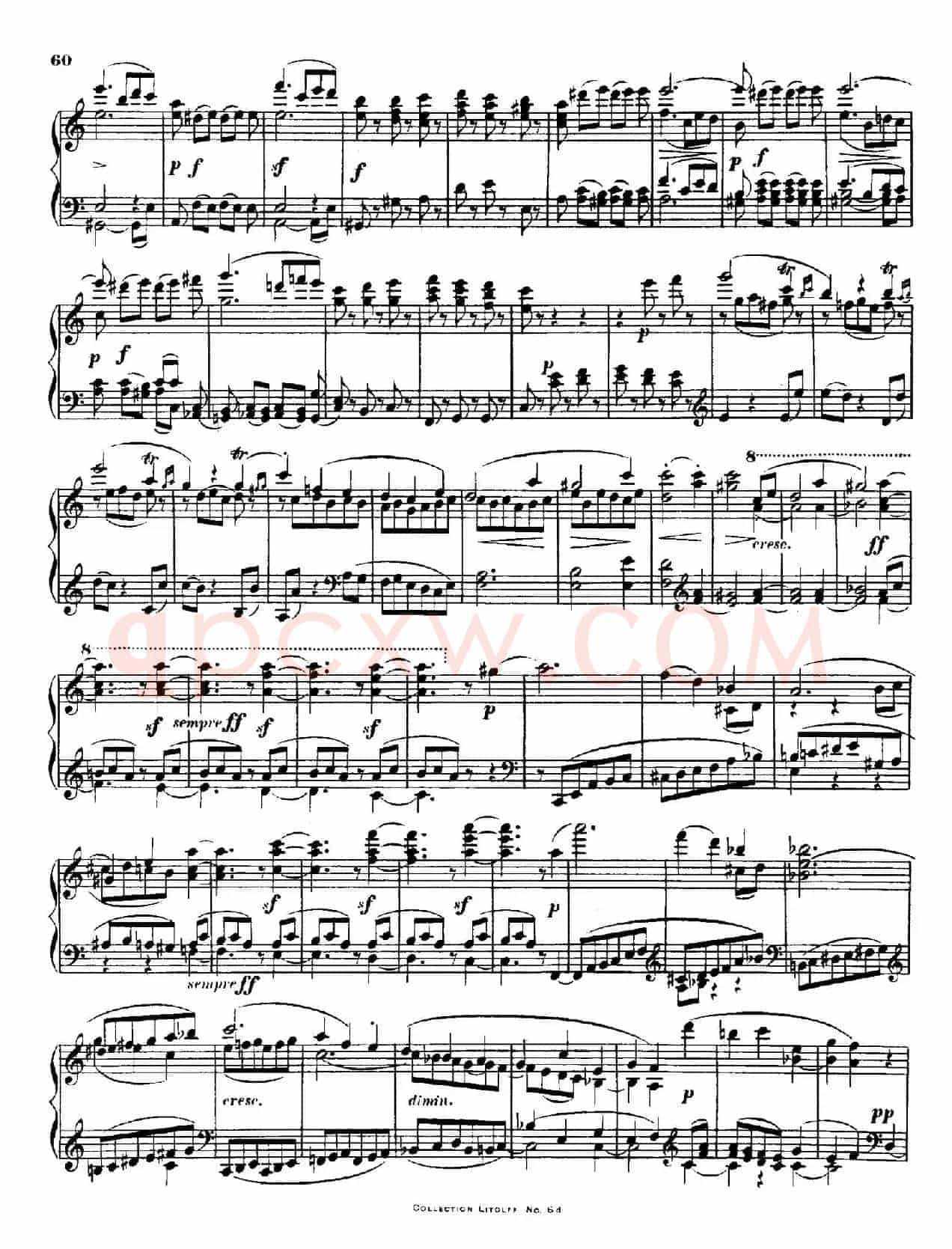 String Quartet No.15 in a Minor Op.132(a小调第十五弦乐四重奏·钢琴独奏版)