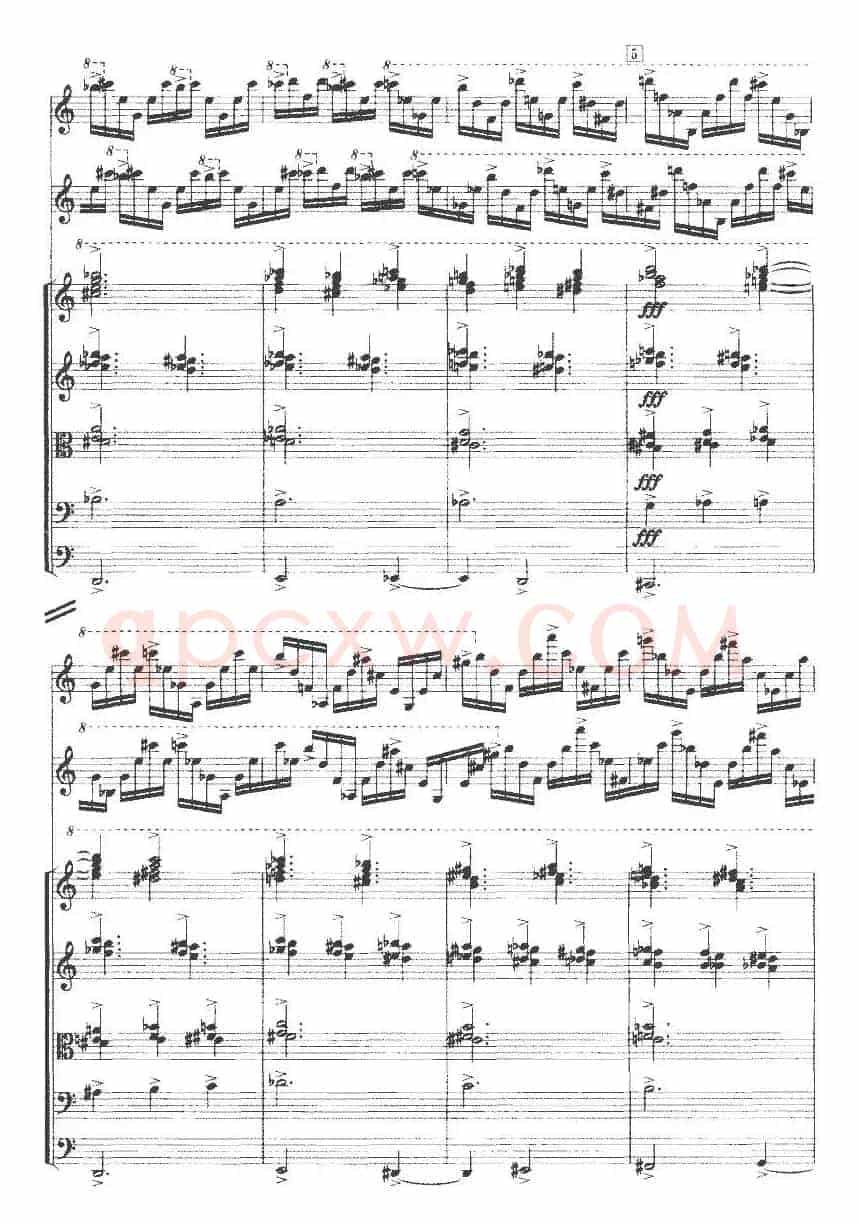 Concerto grosso No. 3（弦乐重奏总谱）
