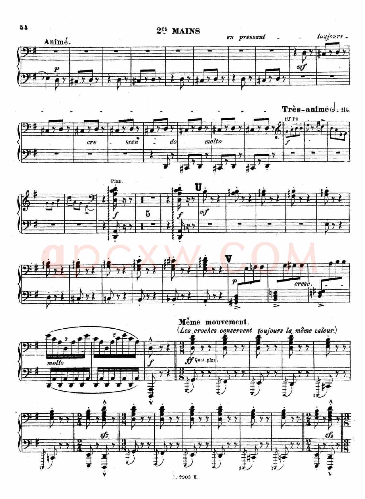 Symphony on a French Mountain Air Op.25(法国山歌交响曲·双钢琴·Ⅲ)