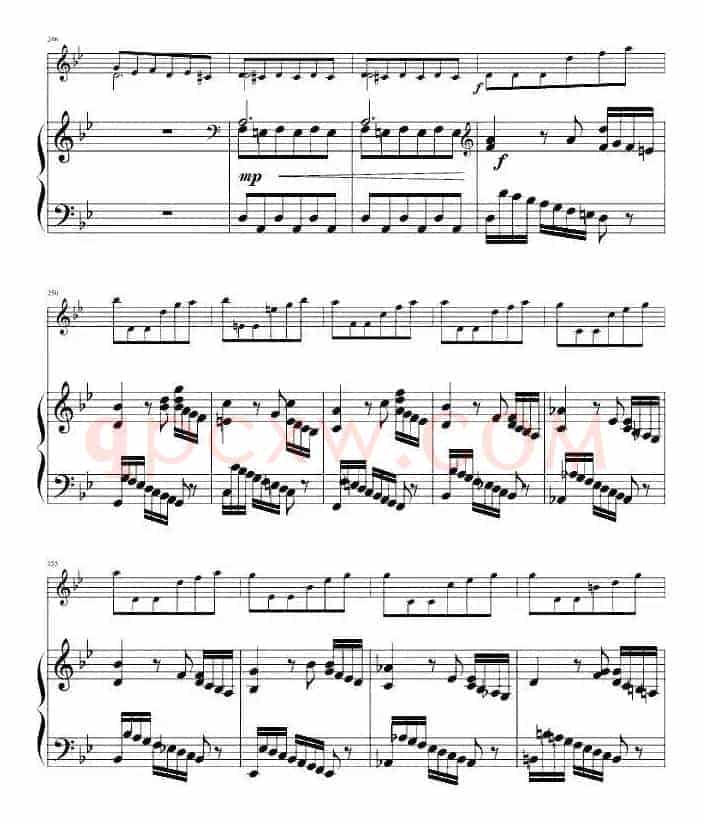 CONCERTO in G minor Summer（G小调协奏曲“夏”、小提琴+钢琴伴奏）