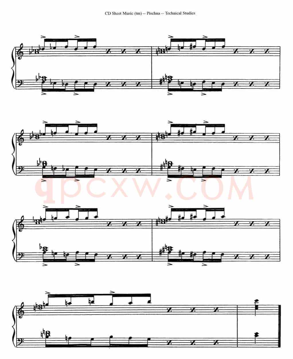 Technical Studies 60 Progressive Exercises （60首钢琴循序渐进练习曲 P11——20）