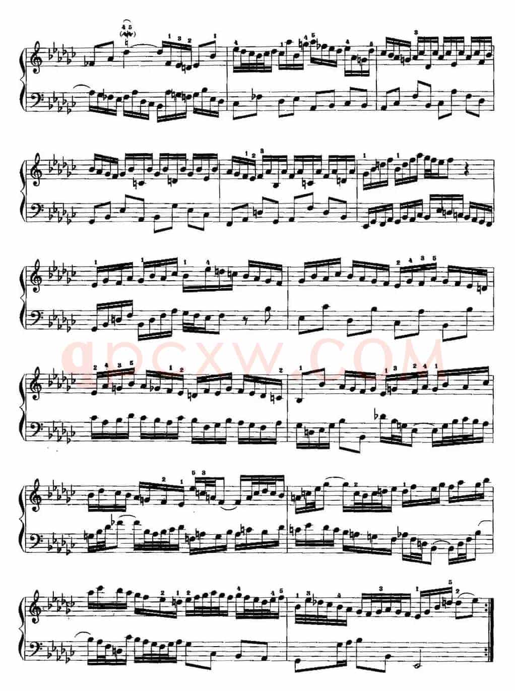 手风琴复调作品：降e小调前奏曲