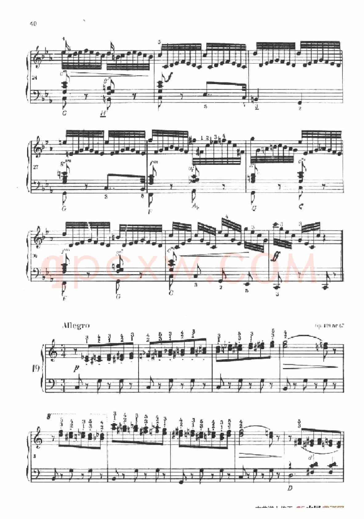 《车尔尼手风琴练习曲集》第Ⅱ册（第18——20首）