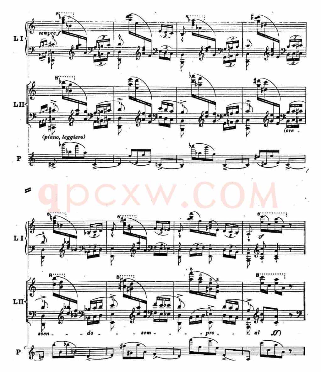 6首帕格尼尼大练习曲(Thema mit Variationen Etude Nr.6)